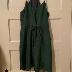 Madewell - Silk Racerback Drawstring Dress